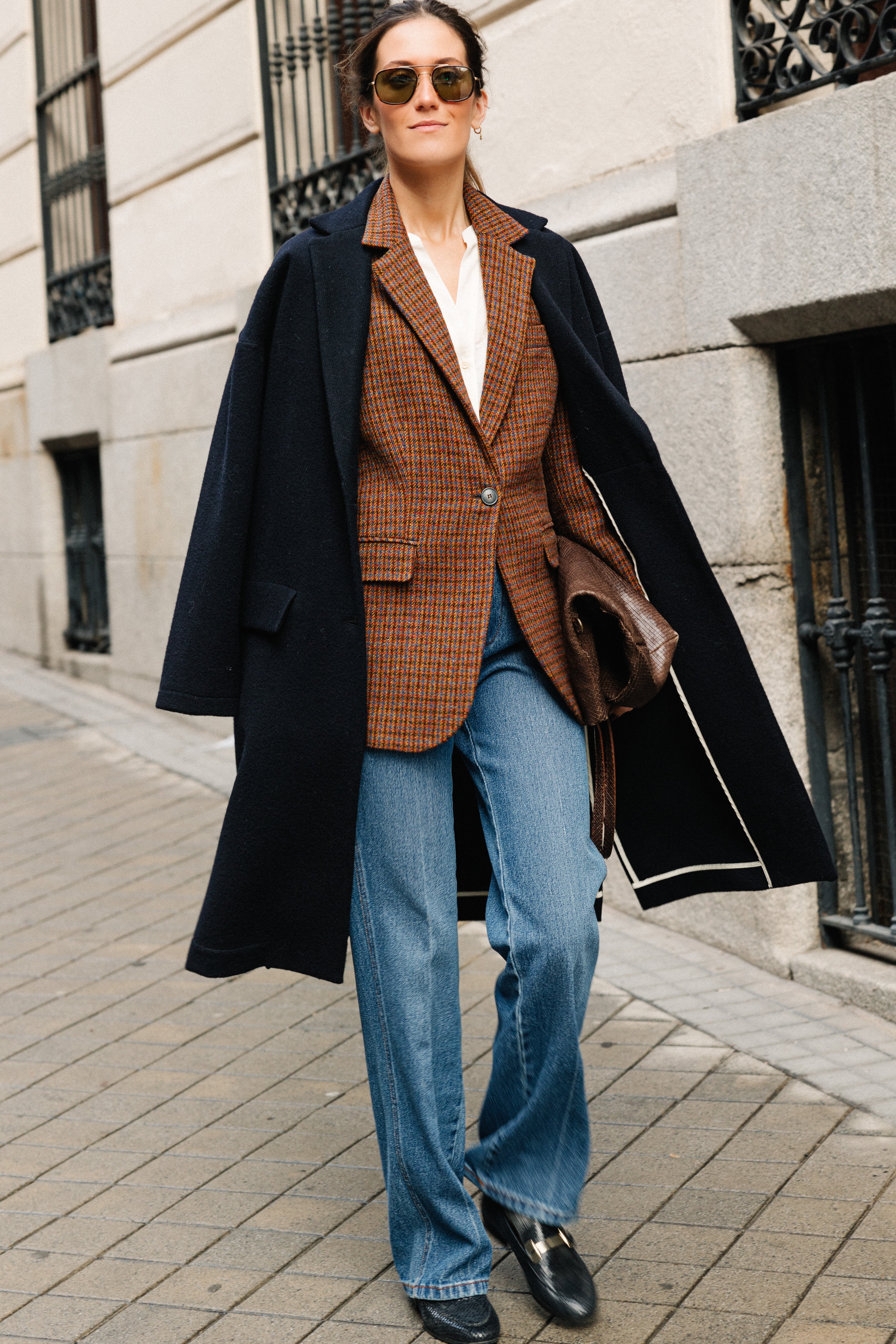 Denim flare azul